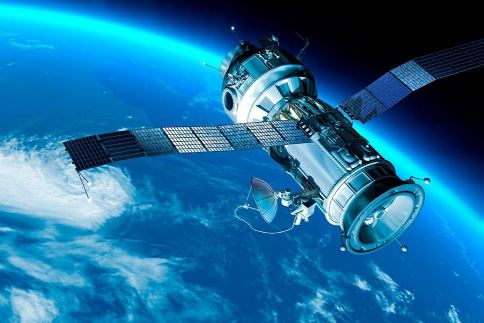 satellite in space