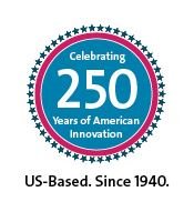 Emblem: Celebrating 250 Years of American Innovation | US-Based. Since 1940.